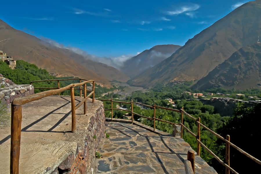 From Marrakech: Full-Day Atlas Mountain Berber Tour - Kasbah du Toubkal viewpoints, mint tea, and the one expense