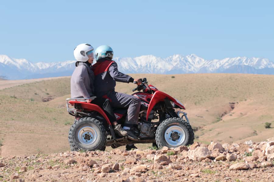 From Marrakech: Guided Quad Biking Tour in Agafay Desert - Agafay Desert: Not Sahara Sand, Still Totally Worth the Ride