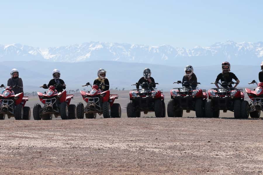 From Marrakech: Guided Quad Biking Tour in Agafay Desert - Tea Break on the Plateau: Lalla Takerkoust Views and Local Hospitality