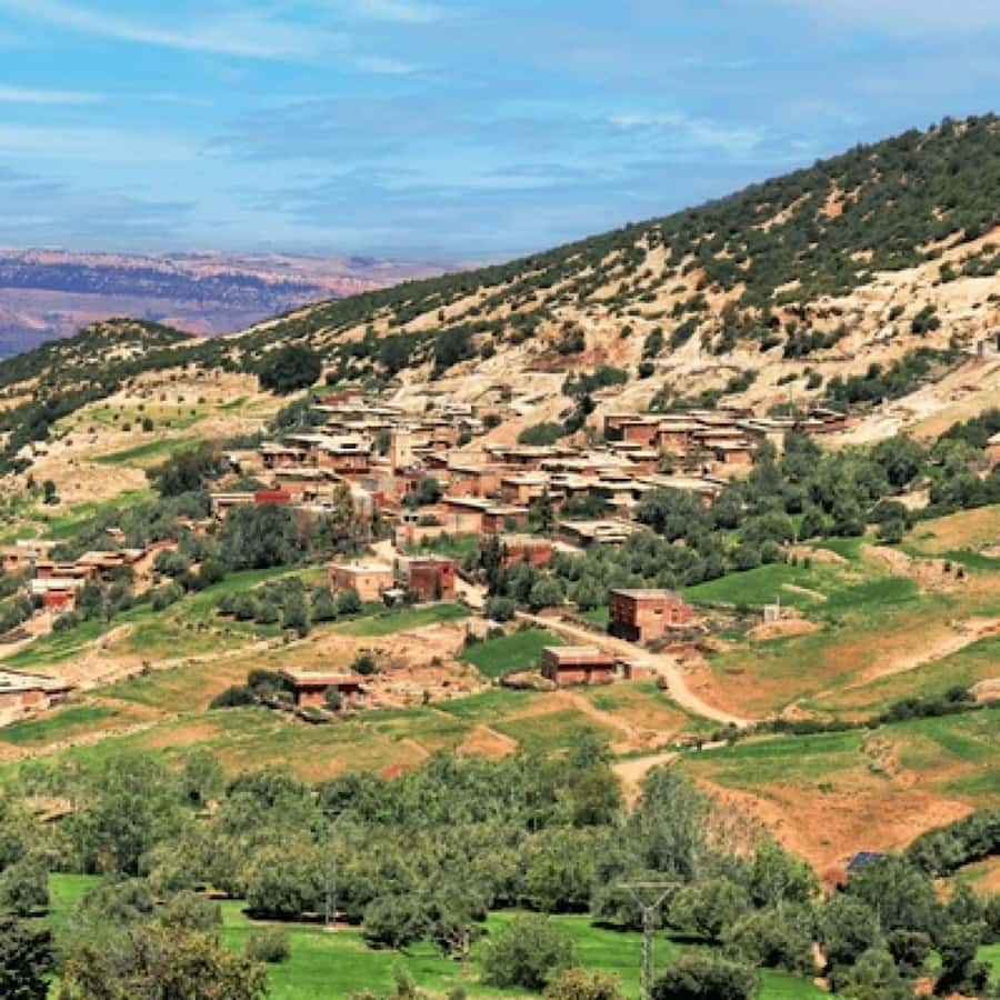 From Marrakech: High Atlas Mountains and 4 Valleys Day Trip - Agafay Desert stop and the camel ride option