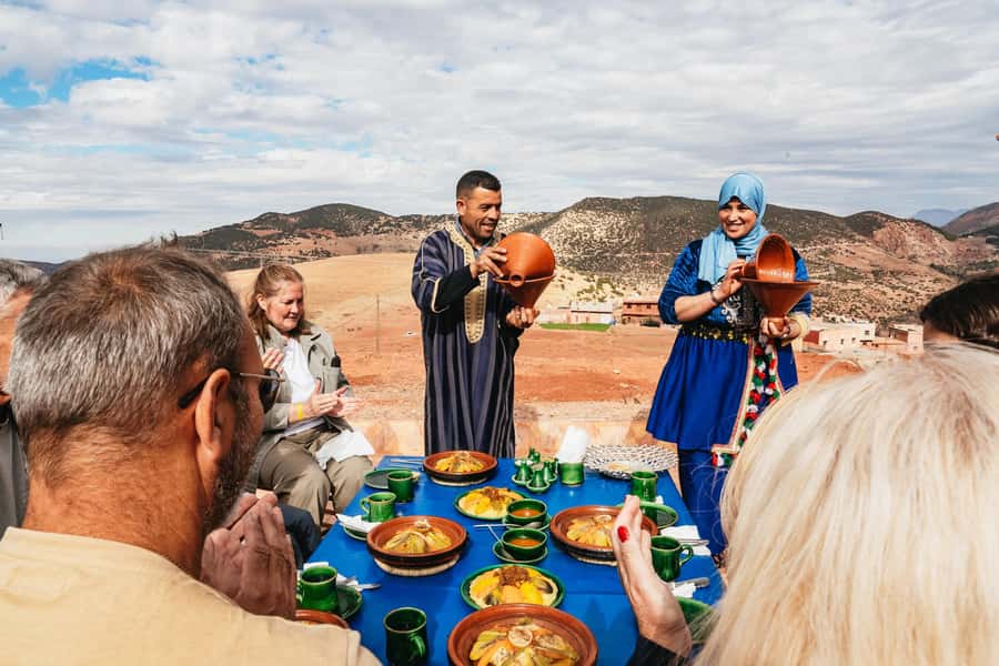 From Marrakech: High Atlas Mountains and 5 Valleys Day Trip - Argan oil cooperative and Moroccan mint tea: your first cultural anchor