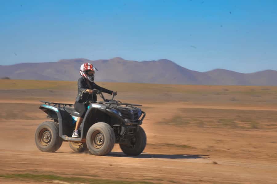 From: Marrakech: Lalla Takerkoust Lake Quad Bike Experience - Leaving Marrakech Behind, Without Losing Comfort