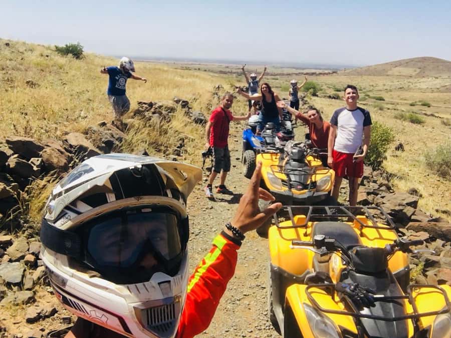 From: Marrakech: Lalla Takerkoust Lake Quad Bike Experience - The Barrage Lalla Takerkoust Start: Safety First, Then Fun