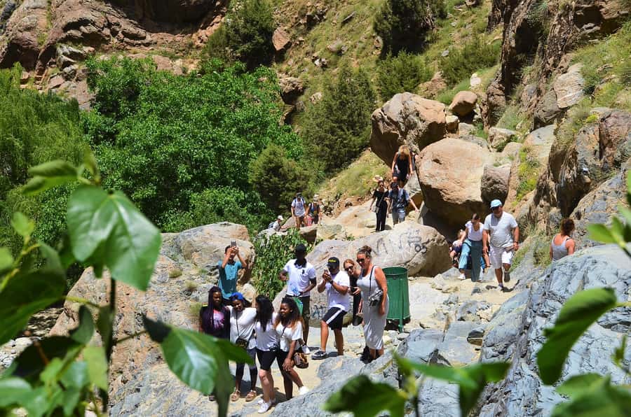 From Marrakech: Ourika Valley & Atlas Mountains Waterfalls - Lunch by the Ourika River: pay attention to when and where