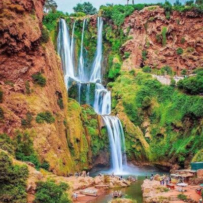 Ouzoud Waterfalls Guided hike & boat Ride