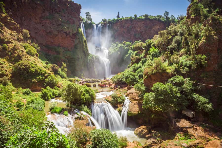 From Marrakech: Ouzoud Waterfalls Guided Tour and Boat Ride - Arriving at Ouzoud: what you do when the falls finally appear