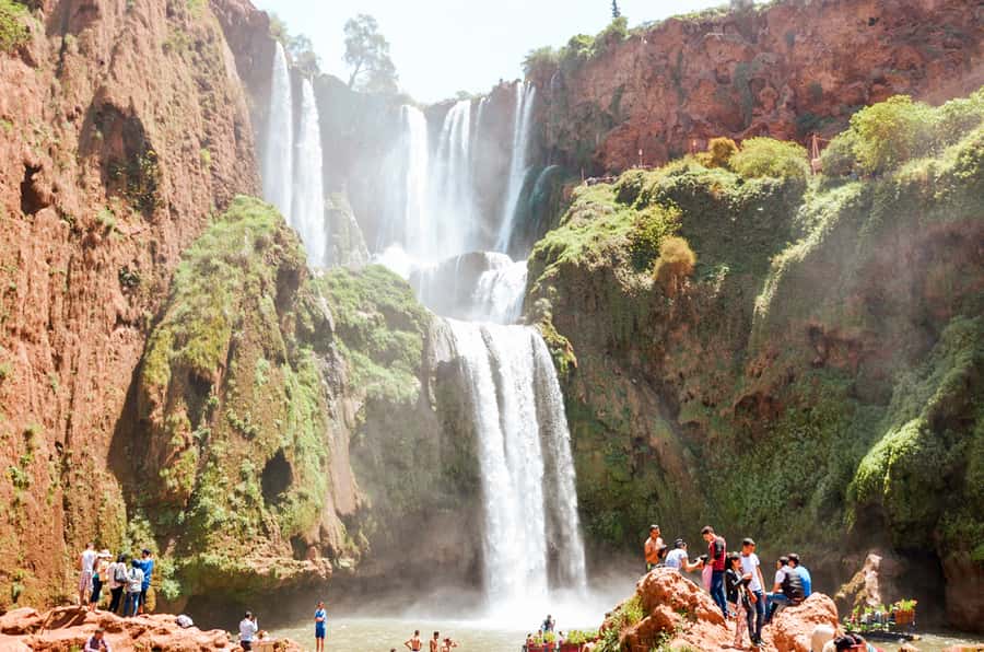 From Marrakech: Ouzoud Waterfalls Guided Tour & Boat Ride - Walking to the base, swimming pools, and what to wear