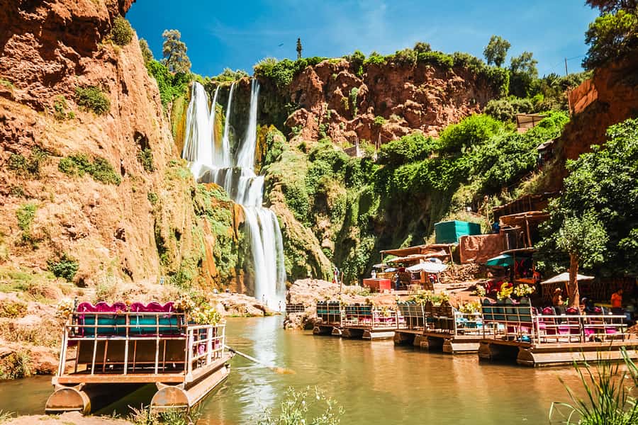 From Marrakech: Ouzoud Waterfalls Guided Tour & Boat Ride - Lunch near the falls, how much to budget, and how to pick a spot