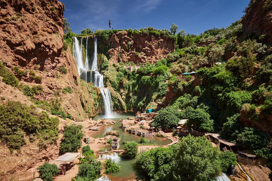 From Marrakech: Ouzoud Waterfalls Guided Tour & Boat Ride - The 10-hour schedule, pickup timing, and the Tamlalte break