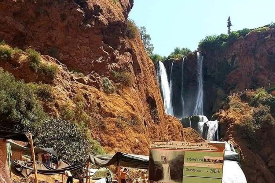 From Marrakech: Ouzoud waterfalls Guided tour; Cruise boat - Ouzoud Waterfalls: Steps, Caves, and the Olive Story