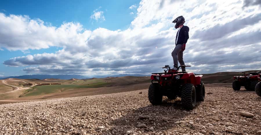 From Marrakech: Premium Agafay Desert Half-Day Quad Biking - Premium Quad Setup: What You Get Before You Ride