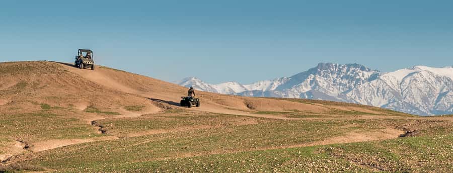 From Marrakech: Premium Agafay Desert Half-Day Quad Biking - Riding Through Agafay’s Dry Rivers and Rocky Hills