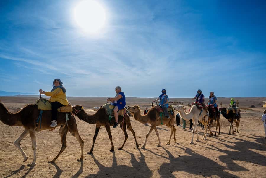 From Marrakech: Sunset Desert Tour with Camel Ride & Dinner - Dinner under the stars: how the meal shapes the whole night