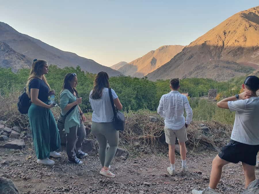 From Marrakech:Trekking in Atlas mountains 2 days - Day 2 Over Tizi Mzik Pass and the Igholidn Waterfalls Stop