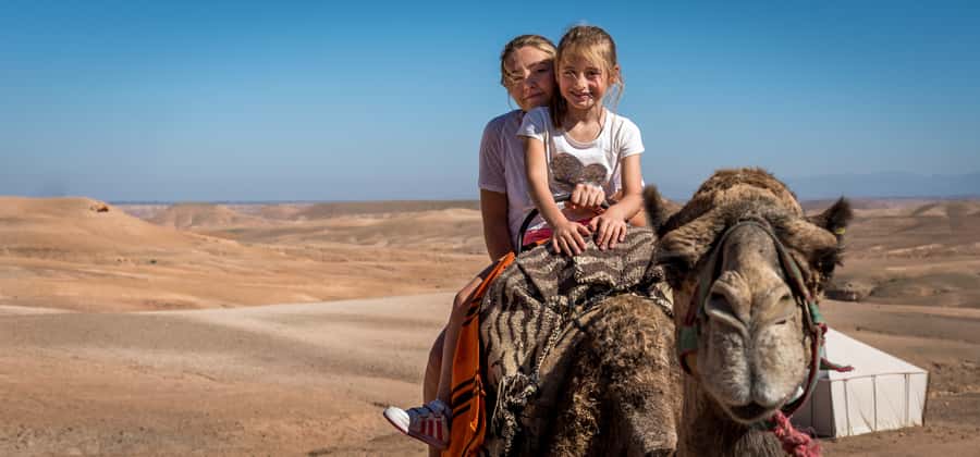 From Marrakech: VIP Agafay Desert & Oasis Camel Experience - From Marrakech to the Oasis: The Air-Conditioned Van Part