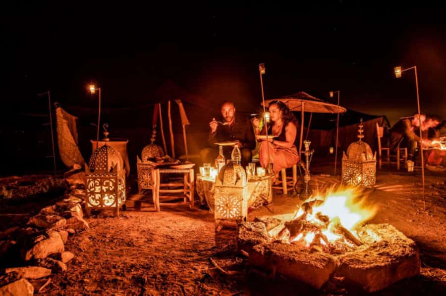 From Marrakesh Agafay Desert Dinner & Sunset, and Camel Ride - Berber village roads and the camel ride: what to expect from the 15 minutes