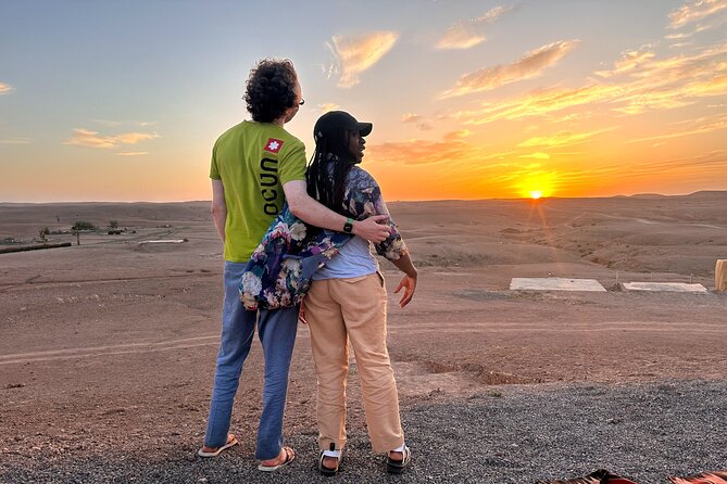 From Marrakesh: Agafay Desert Sunset, Camel Ride, and Dinner - Argan Oil Cooperative, Moroccan Tea, and Berber Village Lunch