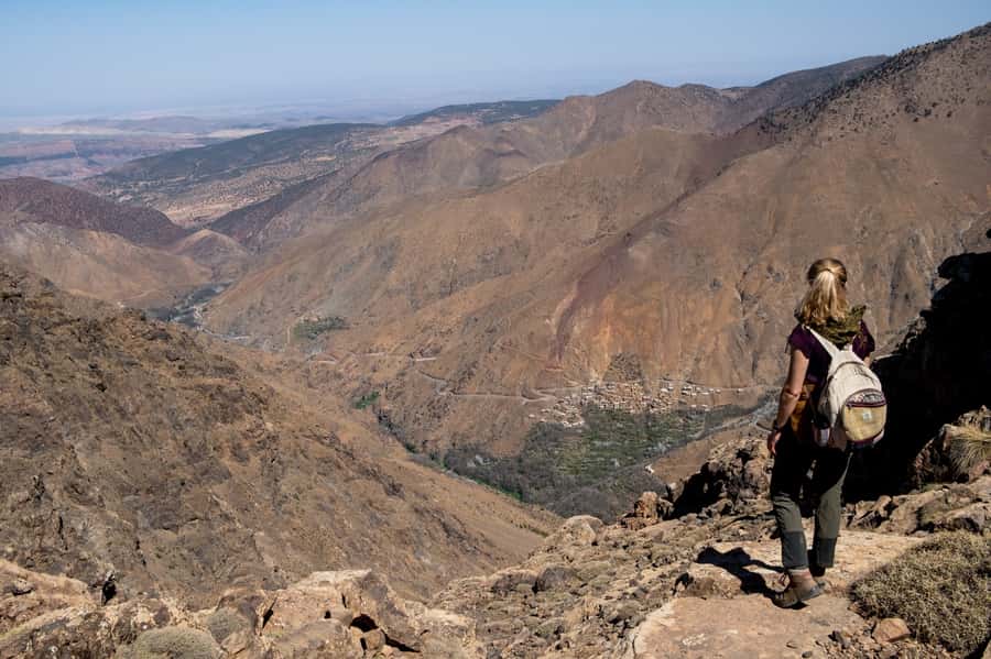 From Marrakesh: Atlas Mountains Talamrout Summit Day Hike - Climbing through Tamatert Valley to Tizi nTamatert pass