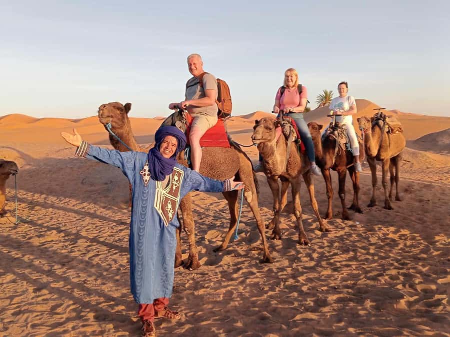 From Merzouga: Overnight Camel Trek over Erg Chebbi Dunes - Getting there from Merzouga, meeting point, and timing that affects everything