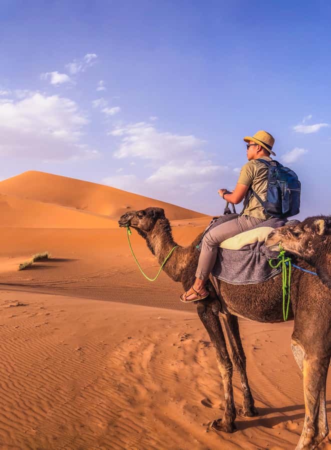 From Merzouga: Sunset Camel Ride & Sandboarding - Riding Into the Dunes: The Middle-of-the-Dunes Feeling