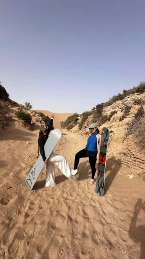 From Taghazout : Quad Bike On The Beach & Mountains - Dune runs toward the Atlas Mountains: where the adrenaline actually lands