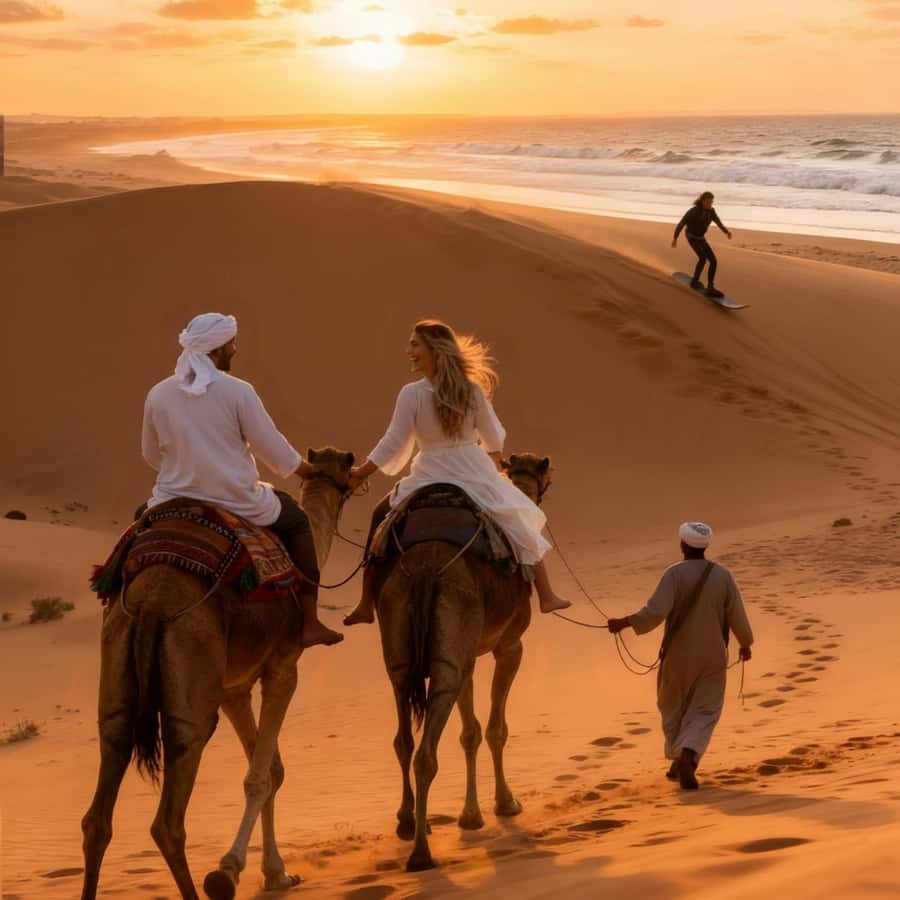 From Taghazout : Quad Bike On The Beach & Mountains - The safety briefing and initiation session, where confidence is the goal