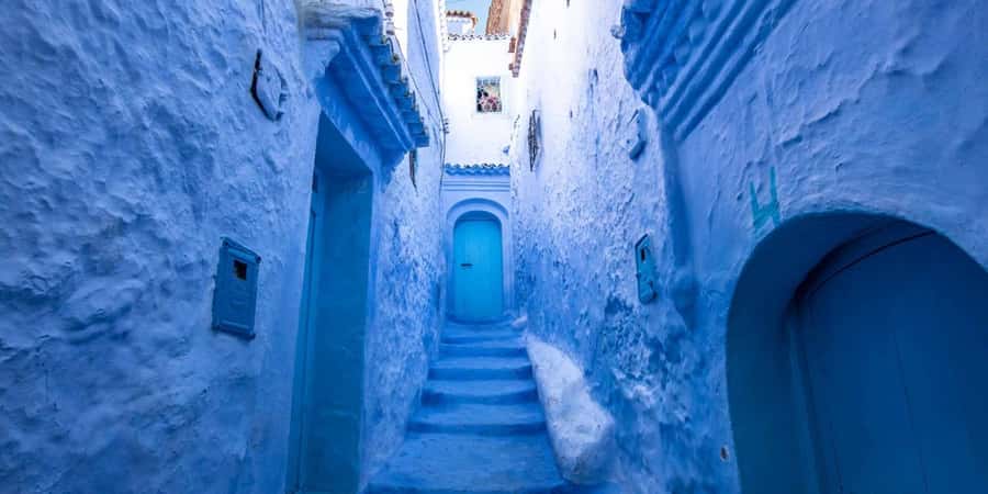 From Tangier: Beauty of Tetouan and Chefchaouen - Tetouan medina lanes: how the Spanish-Moroccan mix shows up