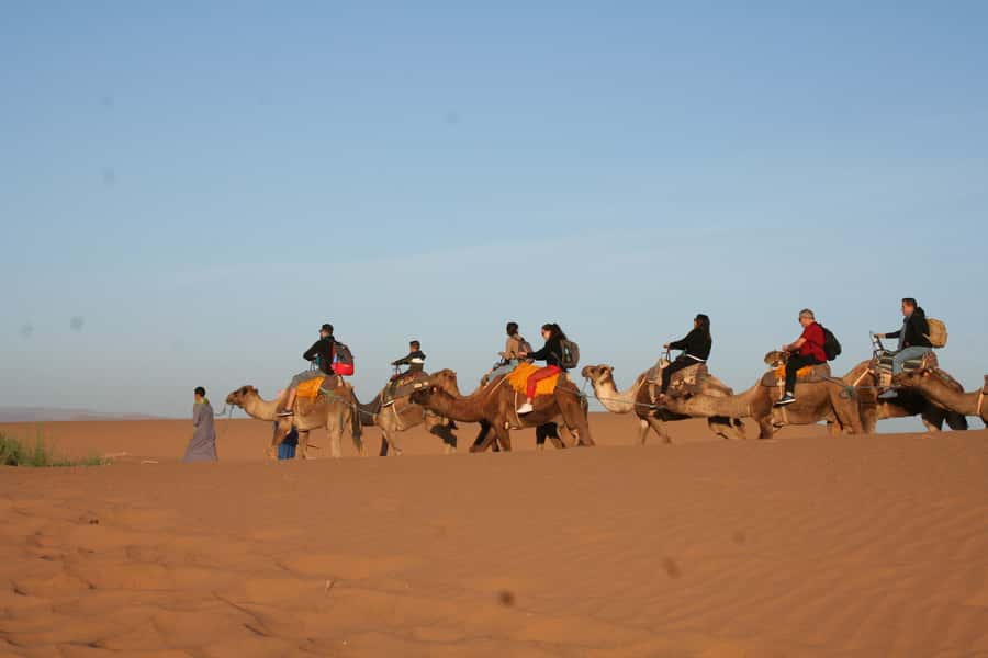 From Zagora: 2-Day Desert Tour to Erg Chegaga - 4x4 Into the Sand, Then Camel Riding for Sunset