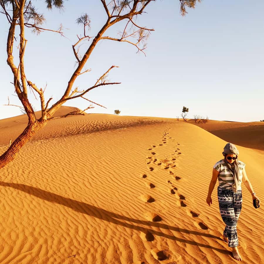 From Zagora: Overnight Desert Tour to Erg Chigaga Camel ride - Arriving at Erg Chigaga: sunset timing is the whole game