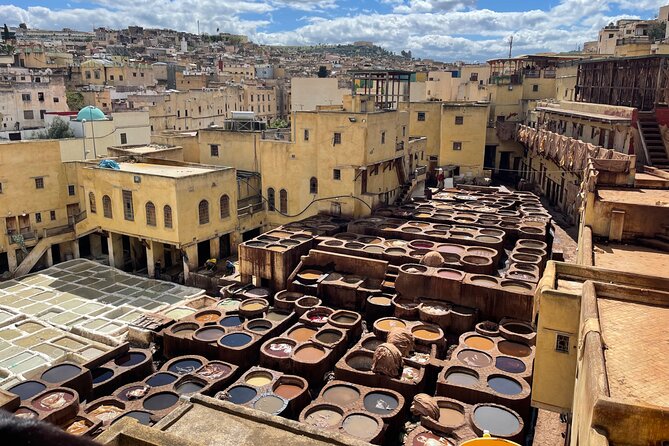 Full -Day Private Guided Walking Tour Of Fez Medina - Fez tanneries from a viewing point, not a stress-fest