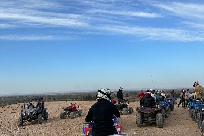 Full Package Agafay Desert, Quad Bike, Camel Ride and Dinner show - Agafay Desert, quad bike and camel ride in one packed half-day