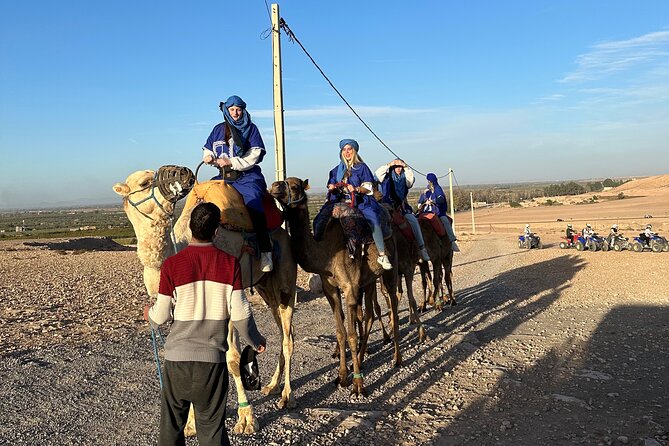 Full Package Agafay Desert, Quad Bike, Camel Ride and Dinner show - Berber tent dinner with Moroccan tajine and evening entertainment