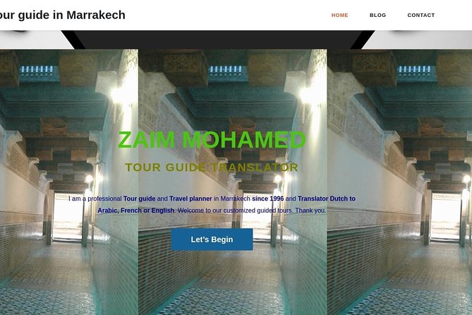 Guided walking tour in Marrakech - Getting oriented fast at Poste du Maroc, Rue Beni Marine