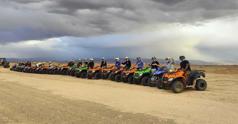 Half day Quad biking at Agafay Desert - Marrakech pickup and the real meaning of 210 minutes