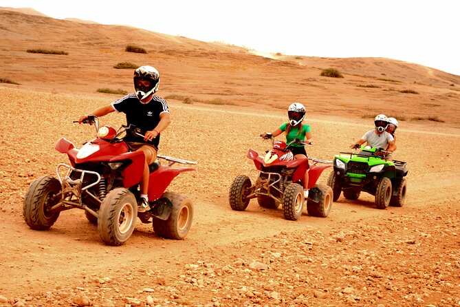 Half-day Quad excursions in the Agafay desert - Two departures, morning vs afternoon: choosing your best light