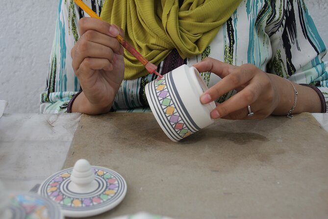 Interactive Pottery Painting and Zellige Mosaic Workshop in Fes - The big practical reality: glazing and firing time