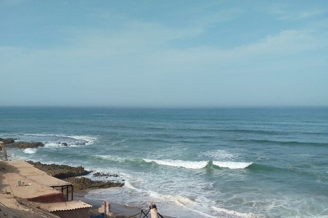 Jeep Tour to Mini Sahara With Lunch Small group - Sidi R’bat wilde beach: caves in the rocks and rural seafront life