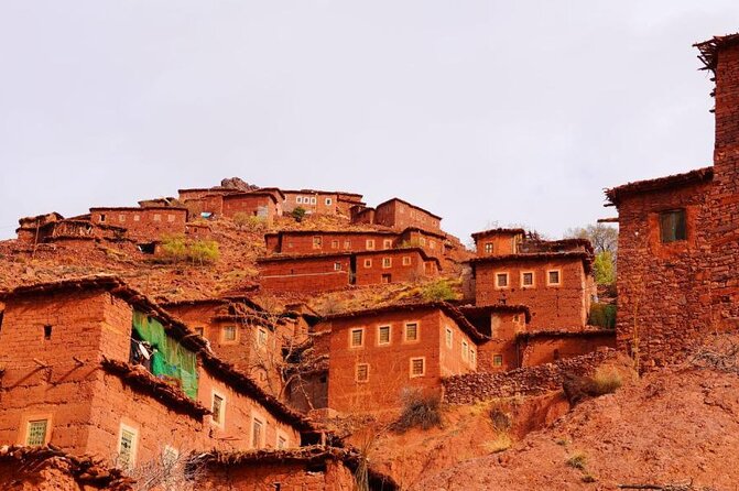 Lunch in the High Atlas: Ourika Valley Waterfalls & 3 Valleys - Agafay Desert camel ride and sunset color show