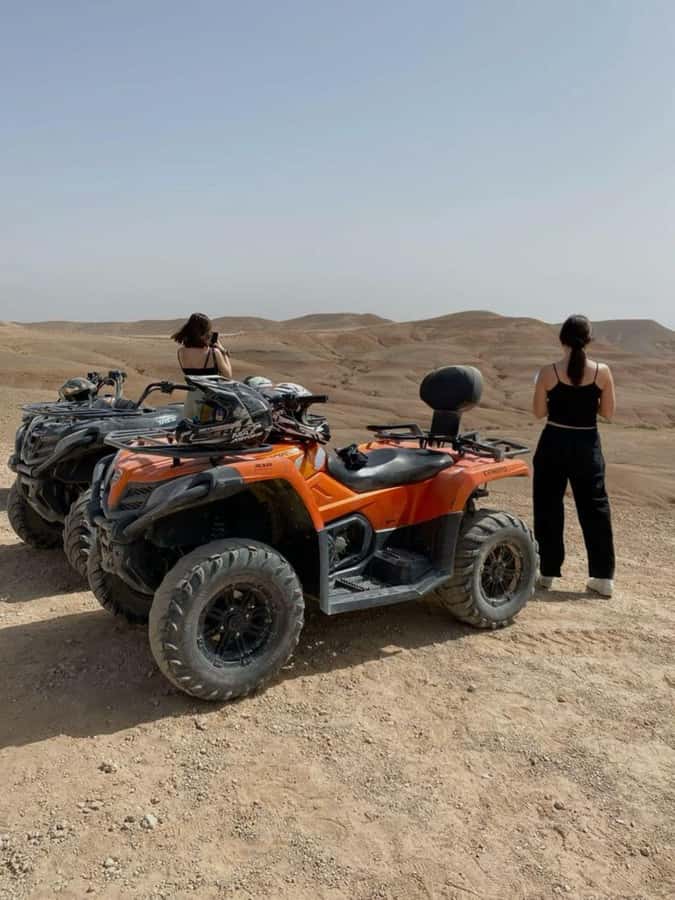 Lunch & Swimming Camel Ride and Quad Biking in Agafay - Berber camp lunch: tagine, salads, fruit, and mint tea