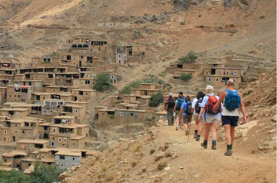 Marrakech: 3-Day High Atlas Mountains and Three Valleys Trek - Day 1: Imlil Valley up toward Tizi n’ Tamaterte, ending in Tachdirt