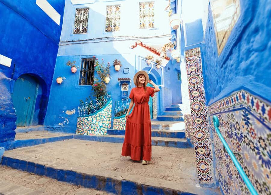Marrakech: 3-Day Private Imperial Cities & Chefchaouen Tour - Where you sleep: riads and hotels with private bathrooms
