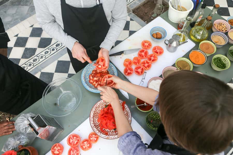 Marrakech: 3-Hour Open-Air Moroccan Cooking Course - Key highlights you will feel right away