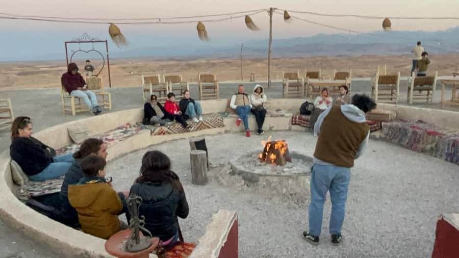 Marrakech: A magical trip to Agafay with lunch and pool - The desert pool moment: cooling off inside a camp
