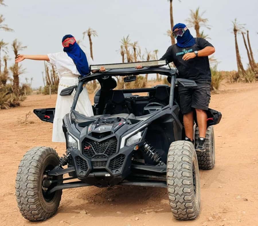 MARRAKECH ADVENTURE : Buggy Can-Am Maverick X3 - Ouahat Sidi Brahim safety briefing: fast, important, and worth paying attention to