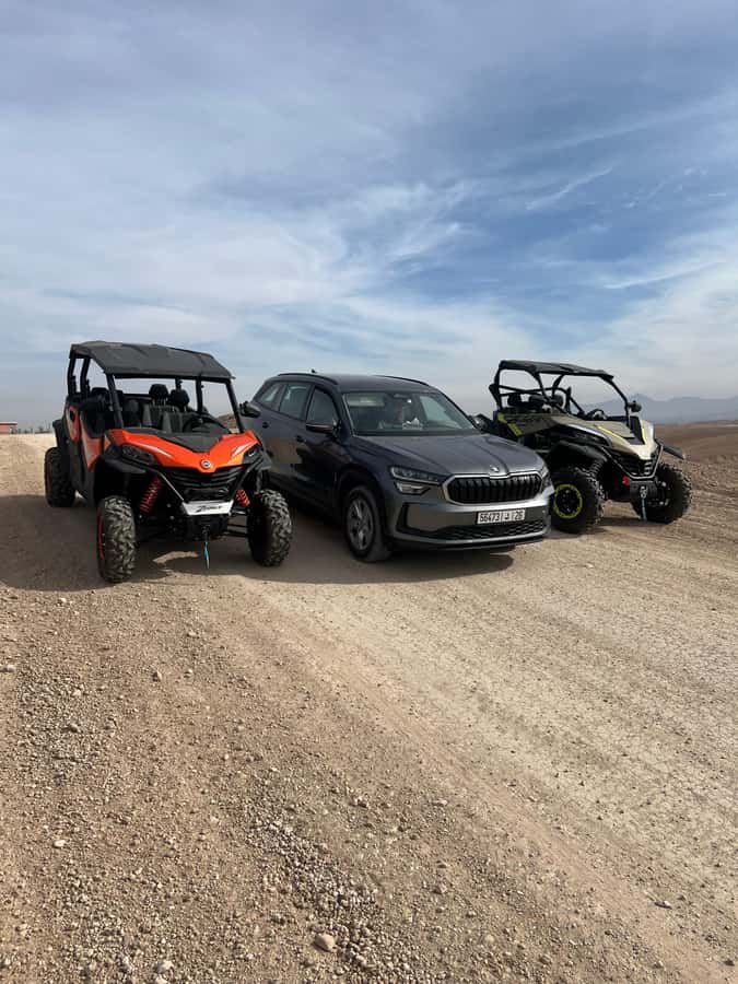 Marrakech: Agafay Desert Buggy bike 1000cc, Tea & Transfer - Desert Arrival: Tea Breaks and Photo Stops Built Into the Flow