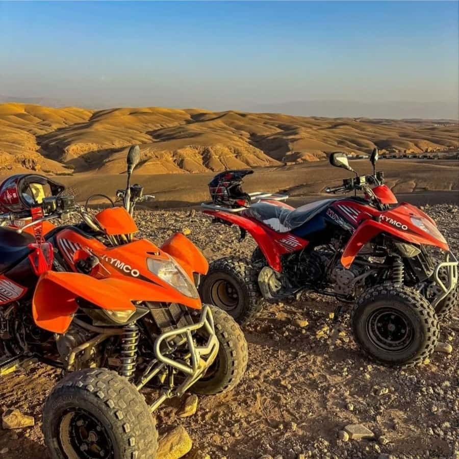 Marrakech: Agafay Desert Camel, Quad Bike & Dinner Show - Sunset camel ride: the romantic Morocco moment