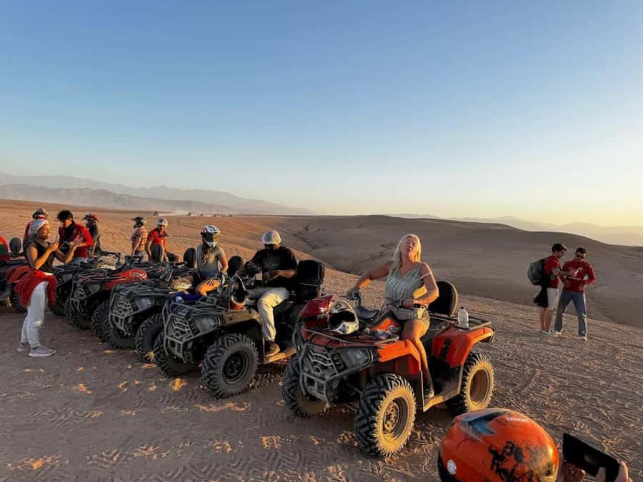Marrakech: Agafay Desert Camel, Quad Bike & Dinner Show - Getting from your riad to the desert, without the hassle