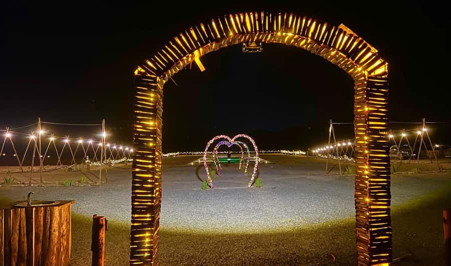 Marrakech: Agafay Desert Camel Ride, Dinner, Fire Show - Cooling off with a desert pool swim: seasonal, but a great reset