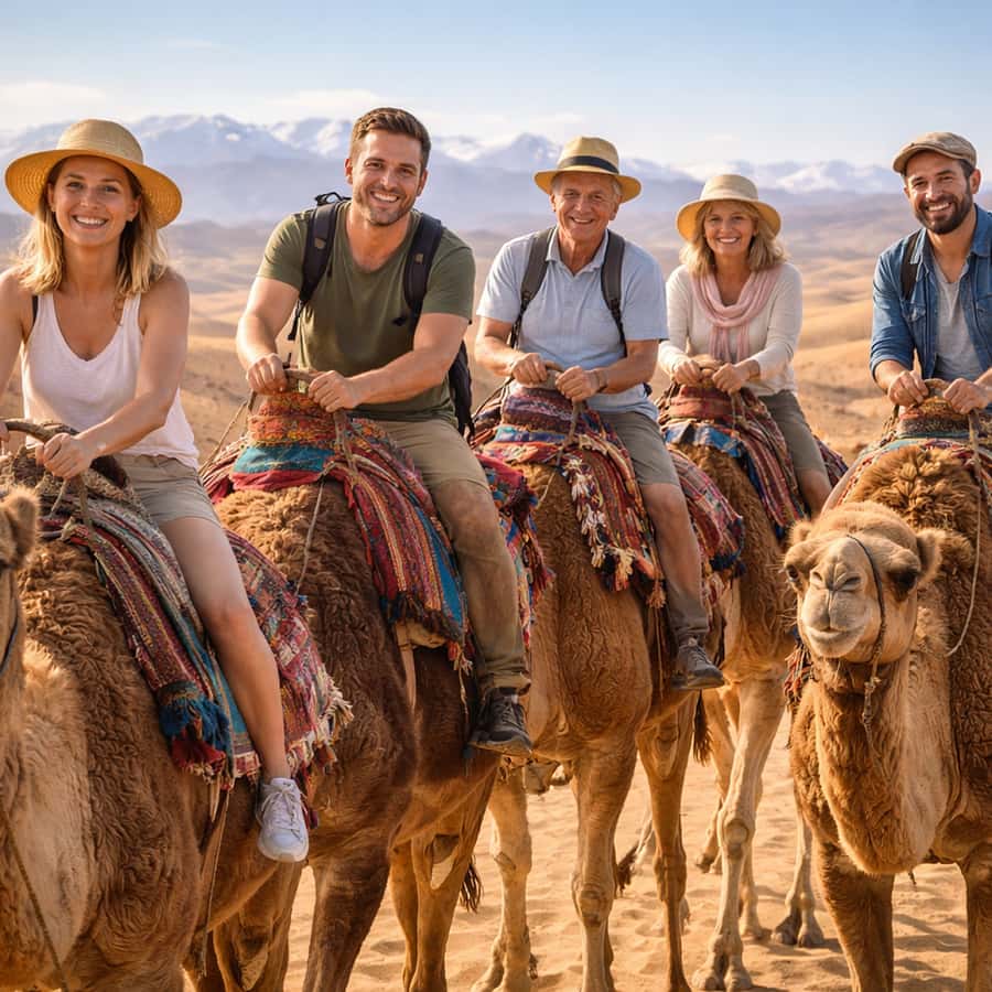 Marrakech: Agafay Desert Camel Ride & Quad with Dinner Show - Agafay Desert, the quick escape from Marrakech