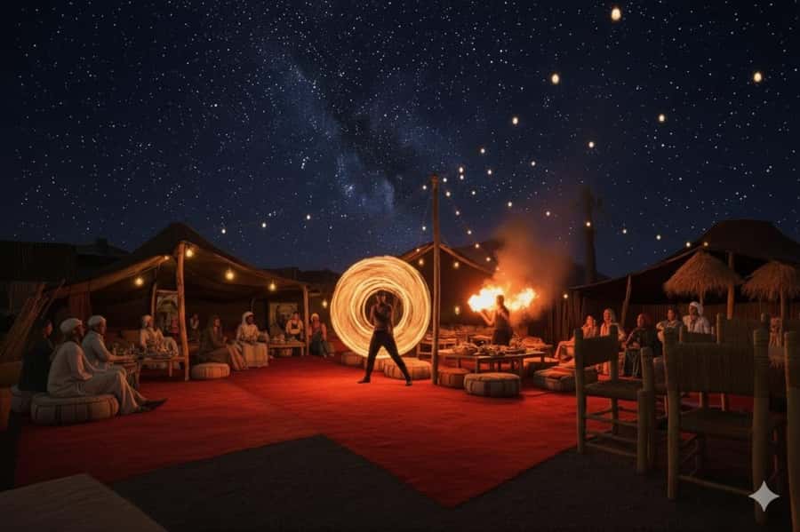 Marrakech: Agafay desert camel ride with dinner & spectacle - Hotel Pickup and Transport, Expect a Smooth Start